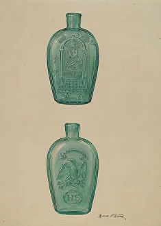 Paul Ward Prints: Flask, 1935/1942. Creator: Paul Ward