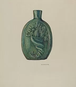 Flask, 1935 / 1942. Creator: William Kieckhofel