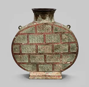 Inlay Gallery: Flask (bianhu), Eastern Zhou dynasty, Warring States period (475-221 B.C.)