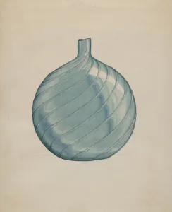 Flask, c. 1936. Creator: Dorothy Posten