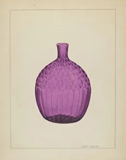 Dana John Prints: Flask, c. 1936. Creator: John Dana
