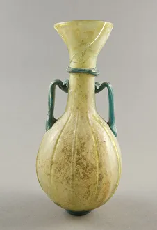 Glass Blown Technique Collection: Flask, mid-3rd-mid-4th century. Creator: Unknown
