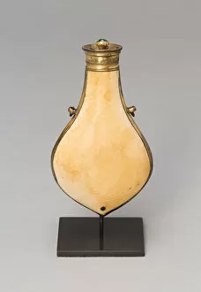 Ivory Collection: Flask, Ottoman dynasty (1299-1923), c. 1780. Creator: Unknown