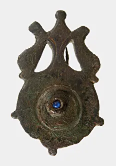 Cabochon Gallery: Flat Brooch, Late Roman, 3rd century. Creator: Unknown