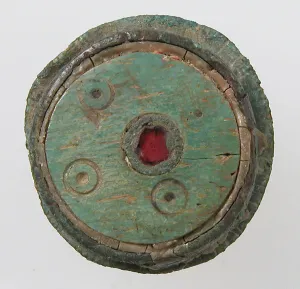 Gaul Prints: Flat Circular Button, Late Roman, 7th century. Creator: Unknown