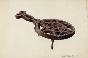 Flat Iron Stand Prints: Flat Iron Stand, c. 1938. Creator: Leslie Macklem