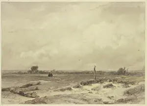Andreas Prints: Flat landscape. Creator: Andreas Schelfhout