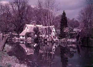Mill Prints: Flatford Mill, Suffolk, c1955. Creator: Arthur Charles Kirby Ware