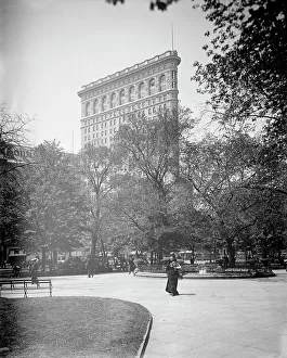 Office Building Prints: Flatiron Building from Madison Square Park