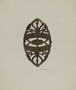 Campbell Gerke Rose Prints: Flatiron Stand, c. 1940. Creator: Rose Campbell-Gerke
