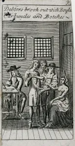 Debt Prints: Fleet Prison, London, 1691