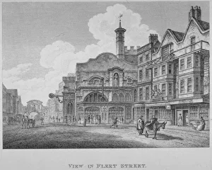Watts Prints: Fleet Street, City of London, 1800. Artist: William Watts