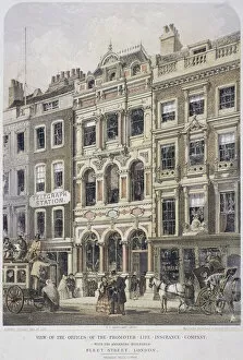 Robert Dudley Collection: Fleet Street, London, 1861. Artist: Robert Dudley