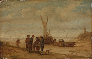 David Ii Teniers Prints: Flemish Coast, probably last half of 17th century. Creator: David Teniers II