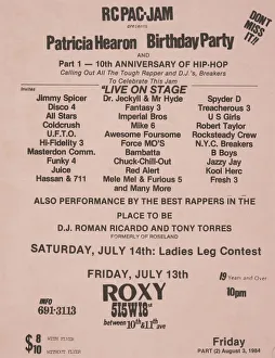 Document Prints: Flier for Patricia Hearon Birthday Party'designed by Van Silk, July 13 1984