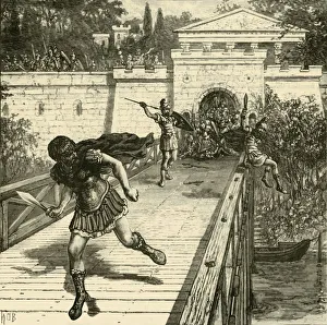 The Flight of Caius Gracchus, 1890. Creator: Unknown