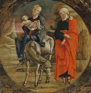 Cosimo Di Domenico Di Bonaventura Gallery: The Flight into Egypt, 1470s. Creator: Cosme Tura