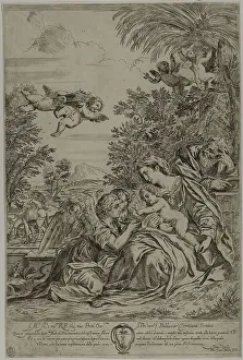 Flight into Egypt, 1647/66. Creator: Pier Francesco Mola