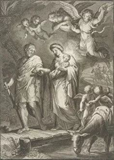 Stella Gallery: The Flight into Egypt, 1700-(?). Creator: Francesco Polanzani