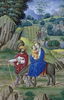 Jean Pichore Prints: The Flight into Egypt, c1520. Creator: Jean Pichore