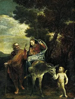 The Flight into Egypt, c1710-1725. Creator: Giuseppe Maria Crespi