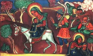 Horse Riding Prints: Flight into Egypt, c1730-c1755. Creator: Unknown