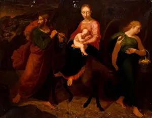 Flight into Egypt, c1860. Creator: Kanuty Rusiecki
