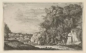 Claude Lorrain Gallery: The Flight into Egypt, ca. 1630-31. Creator: Claude Lorrain