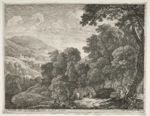 Herman Van Swanevelt Dutch Prints: The Flight into Egypt: The Cave. Creator: Herman van Swanevelt (Dutch, c. 1600-1655)