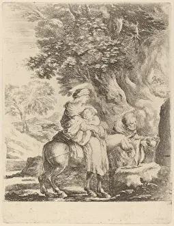 The Flight into Egypt. Creator: Stefano della Bella