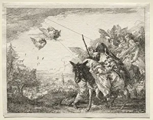 Flight into Egypt: Joseph Pausing to Gaze at the Infant Christ Flight into Egypt: Joseph Pausing to Gaze at the Infant Christ