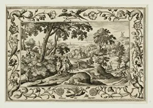 Adriaen Collaert Gallery: The Flight into Egypt, from Landscapes with Old and New Testament Scenes