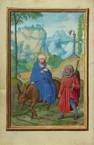 Simon Benig Prints: The Flight into Egypt; Prayer Book of Cardinal Albrecht of Brandenburg