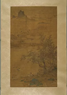 Waterfowl Collection: Flight of Geese, Yuan dynasty (1279-1368). Creator: Unknown