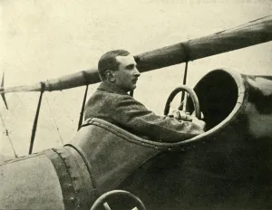 Aeroplane Prints: Flight-Lieutenant C. H. Collet, R. N. D. S. O. c1914, (c1920). Creator: N Birkett