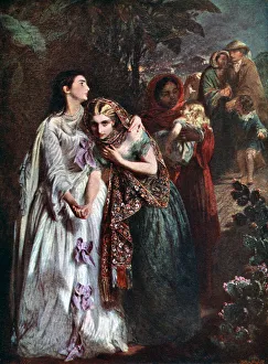 The Flight from Lucknow, 1858, (c1920). Artist: Abraham Solomon