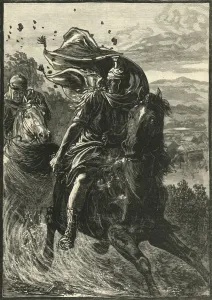 Flight of Pompey from the Battle-Field of Pharsalia, 1890. Creator: Unknown