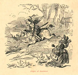 Gilbert Abbott A Gallery: Flight of Rookwood, 1897. Creator: John Leech