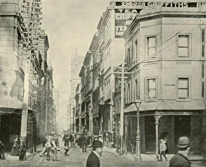 City Life Prints: Flinders Lane, Melbourne, 1901. Creator: Unknown