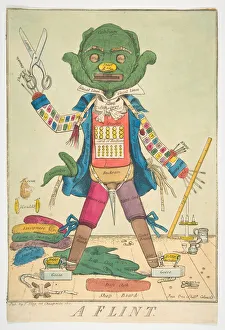 Tailoring Prints: A Flint, 1811. Creator: Unknown