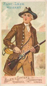 Flintlock Prints: Flint-Lock Musket, from the Arms of All Nations series (N3) for Allen &amp