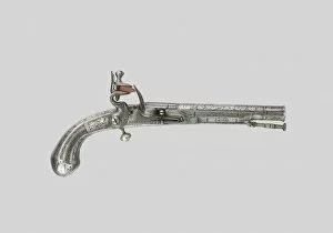 Flint Lock Collection: Flintlock Belt Pistol, Doune, c. 1780. Creator: John Murdoch