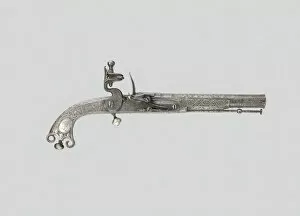 Firearms Collection: Flintlock Belt Pistol, Scotland, 1775. Creator: Leigh Thomas Murdoch