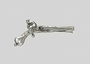 Flintlock Collection: Flintlock Belt Pistol, Scotland, c. 1700. Creator: John Stuart