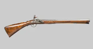 Folding Prints: Flintlock Blunderbuss with a Folding Butt, Brescia, 1775. Creator: Nicola Duna