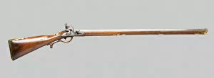 Firearms Collection: Flintlock Fowling Gun, Germany, c. 1770. Creator: Karl Starek
