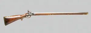Firearms Prints: Flintlock Fowling Gun, Germany, c. 1770. Creator: Karl Starek
