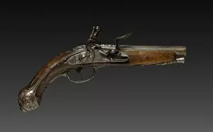 Brescia Collection: Flintlock Pistol, 1700s. Creator: Bortolo Agazzi (Italian); Lazaro Lazarino (Italian)