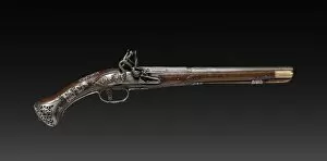 Brescia Collection: Flintlock Pistol, 1788. Creator: Unknown