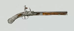 Flintlock Collection: Flintlock Pistol, Brescia, 1670 / 80. Creators: Vincenzo Marini, Lazzarino